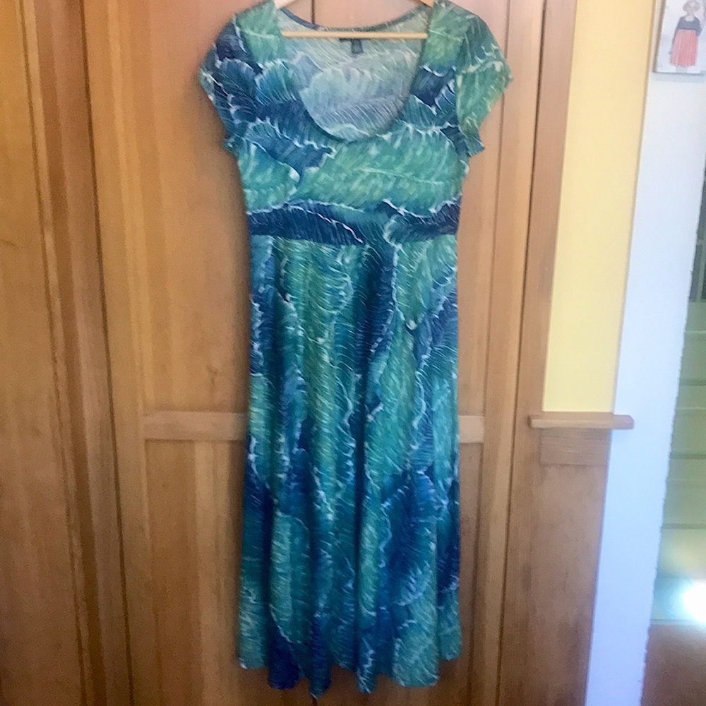 CHAPS Summer Dress Petite Medium